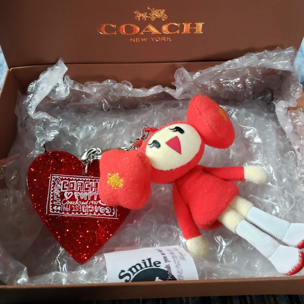 Rare Coach poppy key chain - Picture 2 of 2